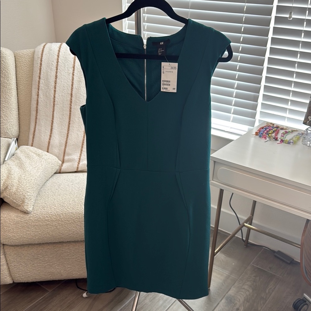 H&M Teal Mini Dress
